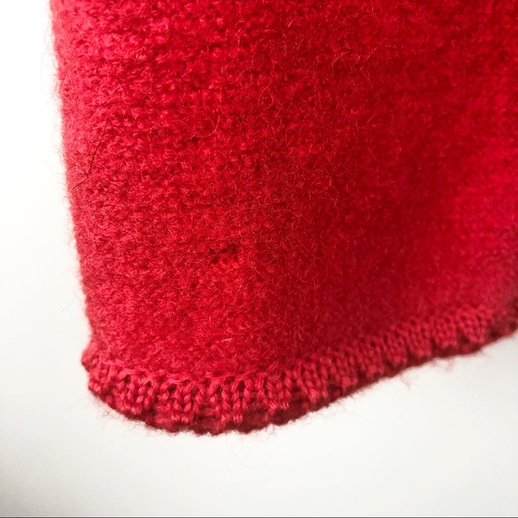 Vintage Hundt Modell Vibrant Red 100% Wool Jacket - Picture 8 of 8